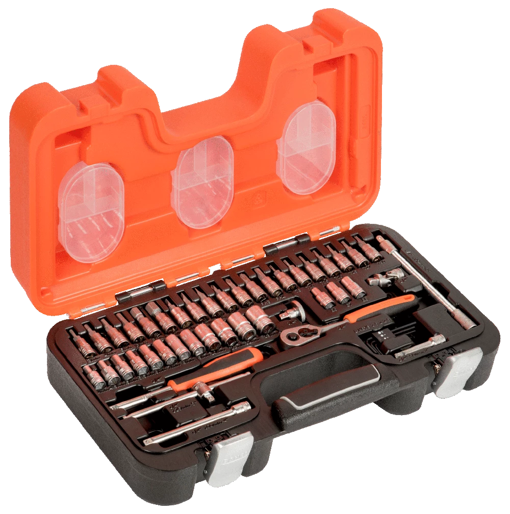 Bahco Værktøjskasse Med 1/4" Topnøgle Og Toppe