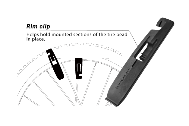 Birzman Tubeless Dækjern Sæt Af 3 Stk - Billede 2