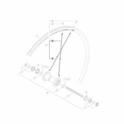 Shimano R501 Eger 278 Mm Forhjul Flad/aero